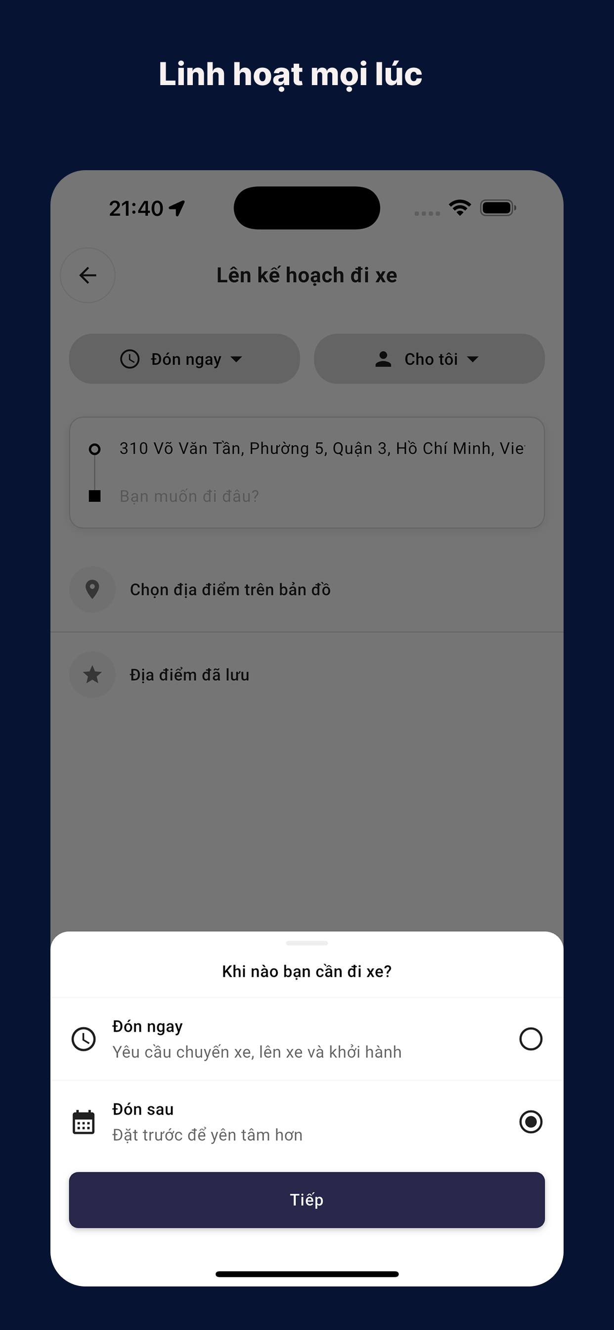 Bluecab - Gọi xe đa dịch vụ screenshot 3
