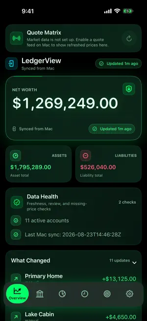 LedgerView screenshot 1