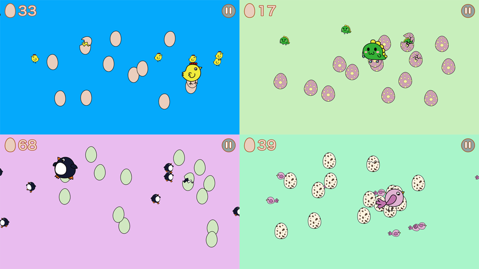 #2. Happy chickens - Lay eggs (iOS) By: 冬梅 杨