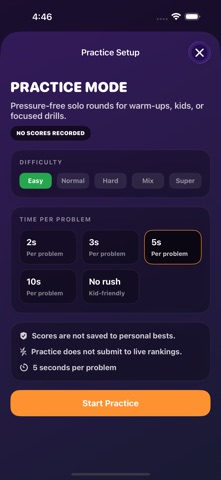 Angry Math - 1 second Screenshot 3 of 6
