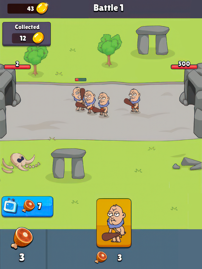 Warriors Evolution：CaveMan Age