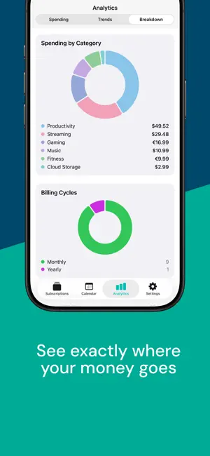 SubTrak - Subscription Tracker screenshot 2