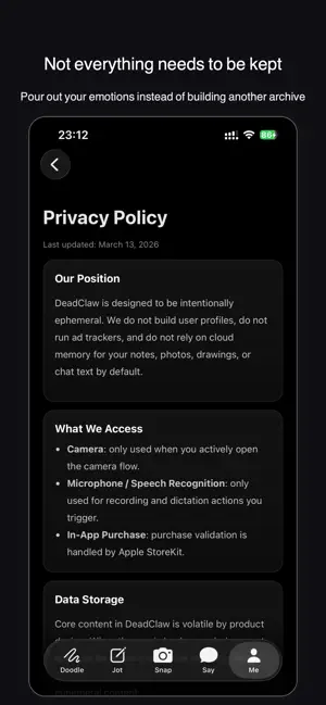 DeadClaw - AI Anxiety Relief screenshot 3