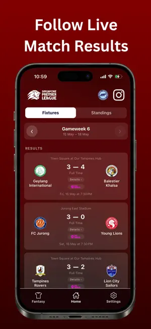 Fantasy SPL - Singapore screenshot 1