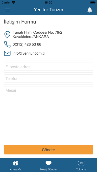 Yenitur Turizm Screenshot