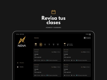 Nova Fitness Center iPad screenshot
