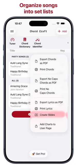 Chord Craft guitar chords tabs screenshot 4