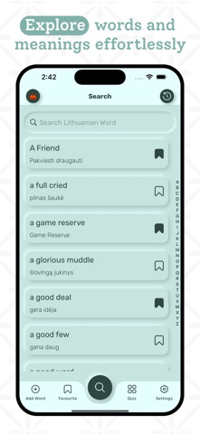 Lithuanian Dictionary screenshot