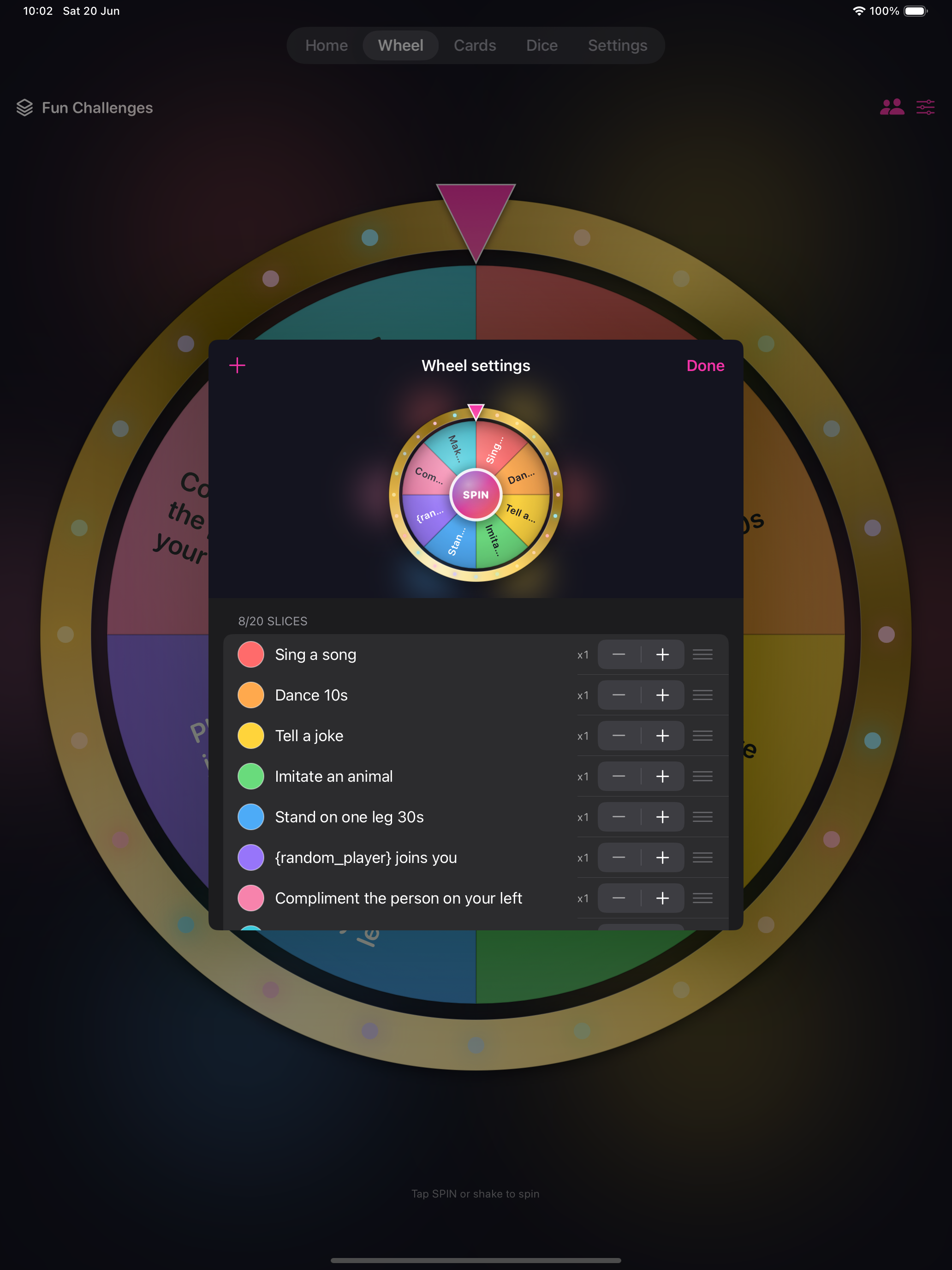 Bar Game: Spin Cards & Dice screenshot 13