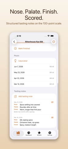 DramWise: Whiskey Collection iPhone screenshot
