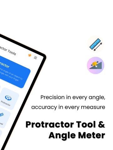 Protractor Tool app iPad screenshot