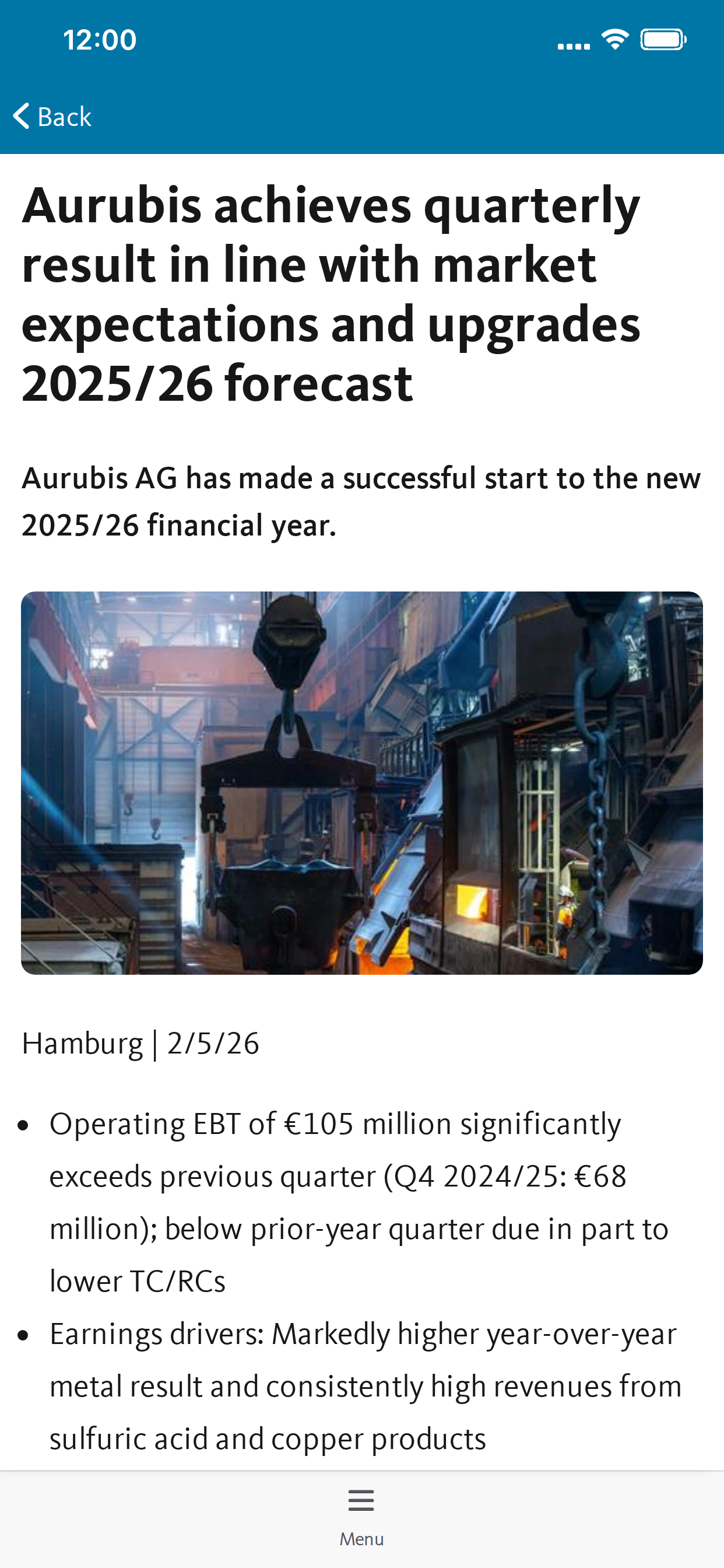 Aurubis Inside screenshot 3