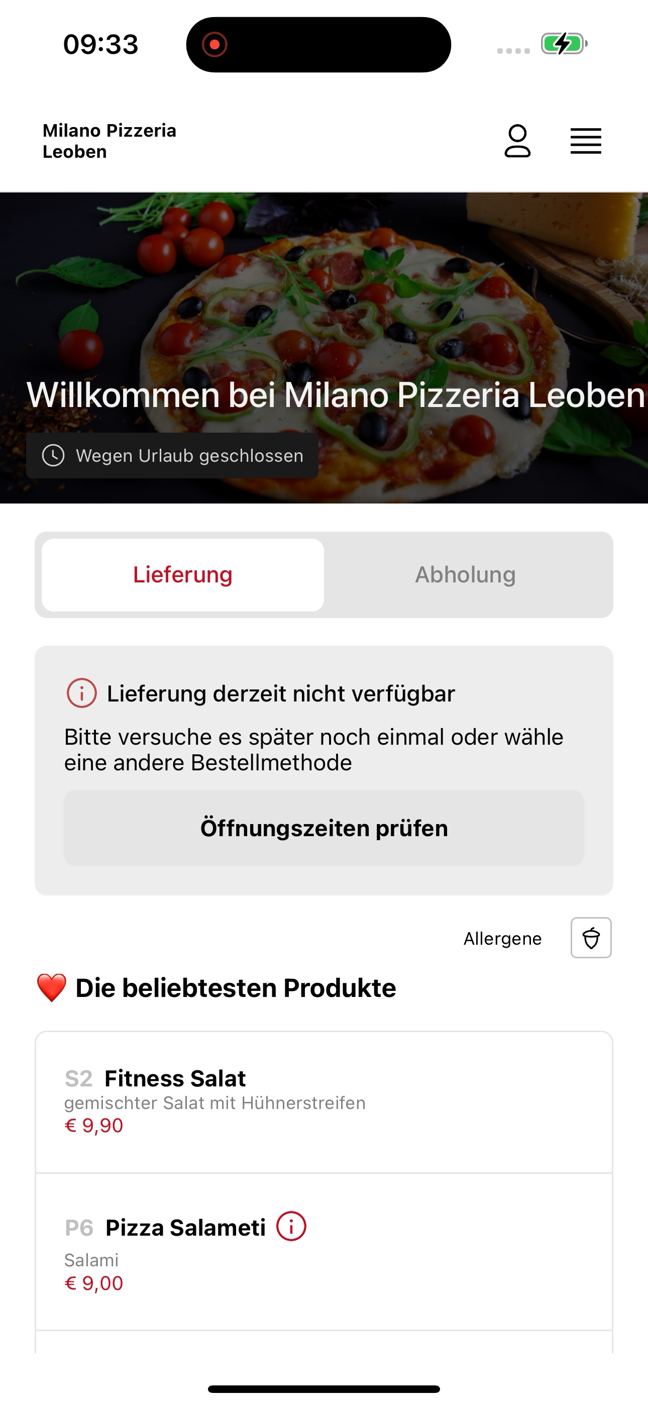 Milano Pizzeria Leoben screenshot 3