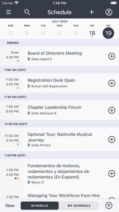 EASA 2025 Convention App Screenshot