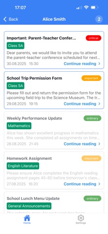 Parent Notification Screenshot 3 of 4