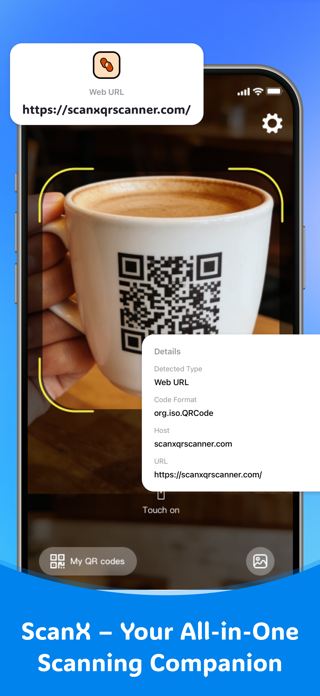 ScanX:QR Code&Barcode Scanner Screenshot 1 of 5