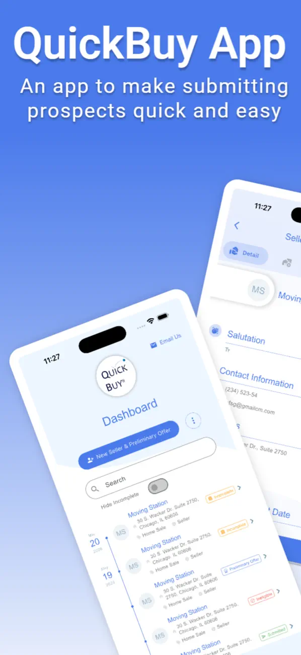 Screenshot #1 pour QuickBuy by Moving Station