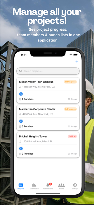 Punchly - Punch List App Screenshot 1 of 7
