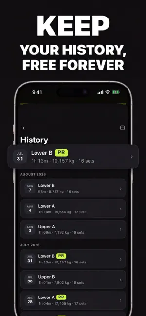 Wogger: Workout Tracker & Log screenshot 4