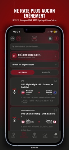 ScoreCage : MMA Hub Screenshot 2 of 7