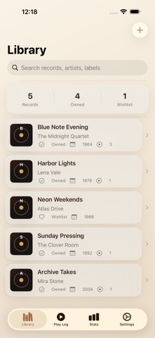 Vinyl Crate Log Screenshot 1 of 4