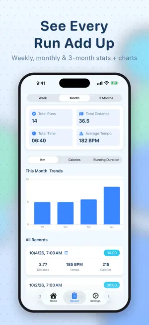 Slow Jogging Cadence Metronome screenshot 2
