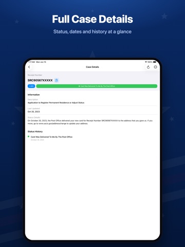 Case Tracker: USCIS Status iPad screenshot 2
