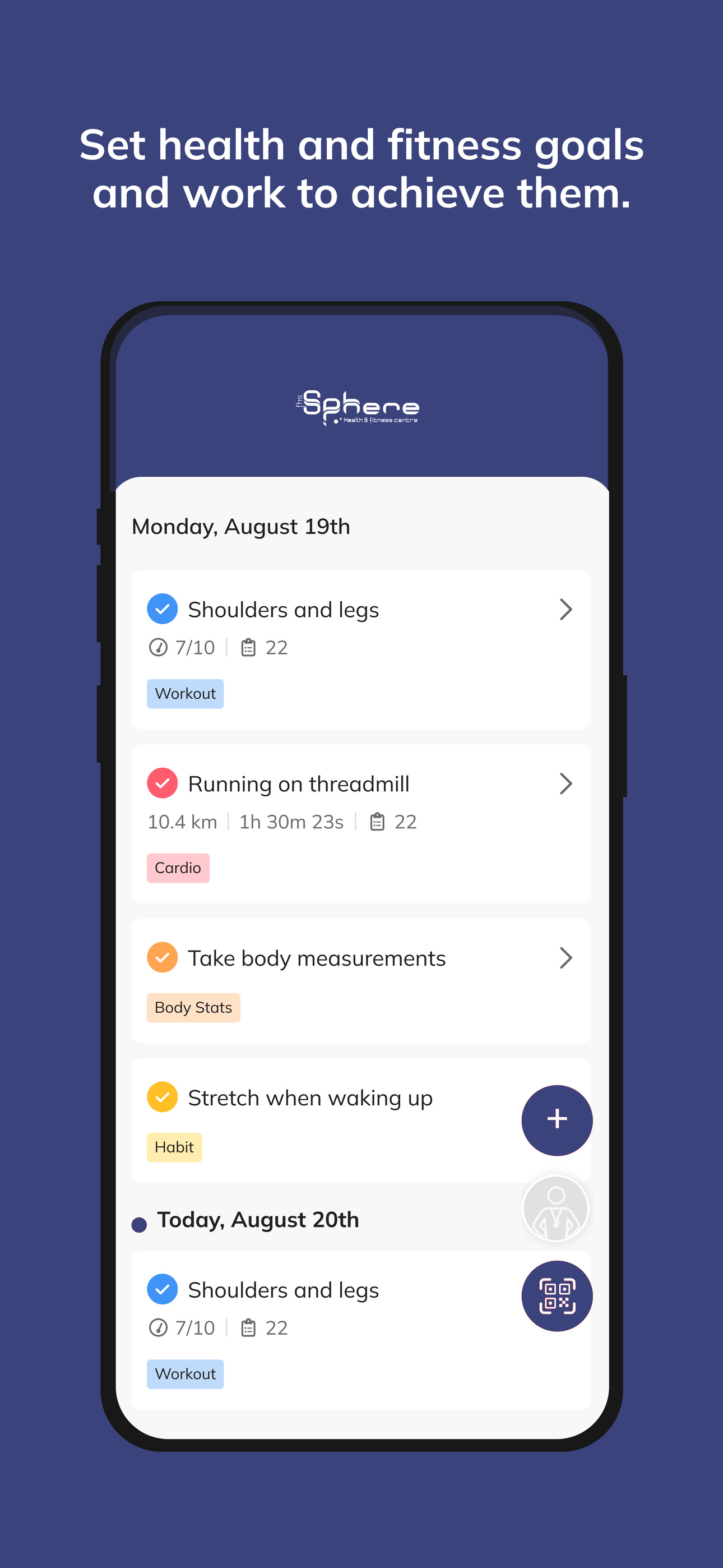 Sphere Fitness App screenshot 4