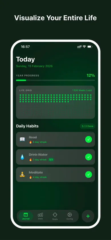 DailyDot - Life Calendar App Store screenshot 1