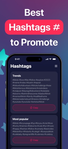 TokTrends Fans,Likes,Followers iPhone screenshot