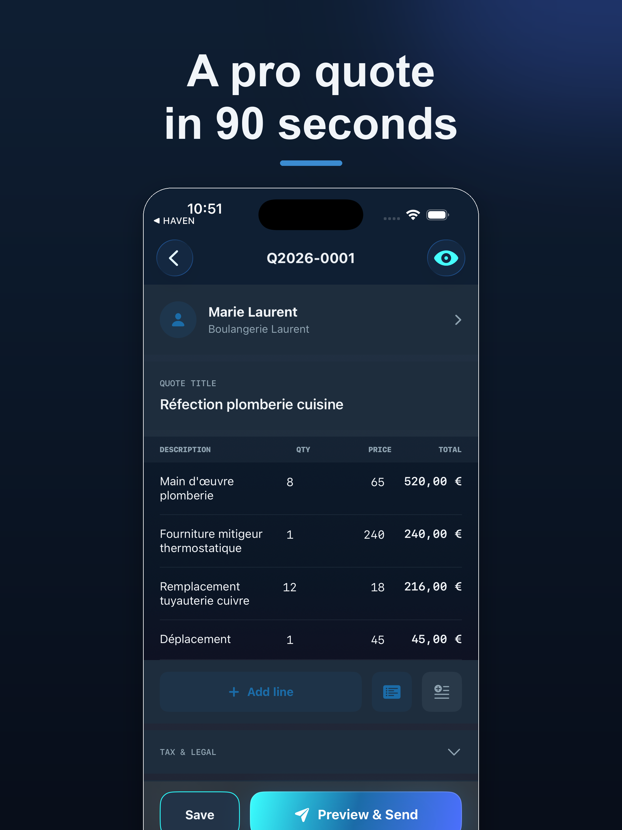 QUOTR: Quotes & Invoices