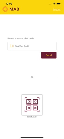 MAB Rewards Merchant iPhone screenshot
