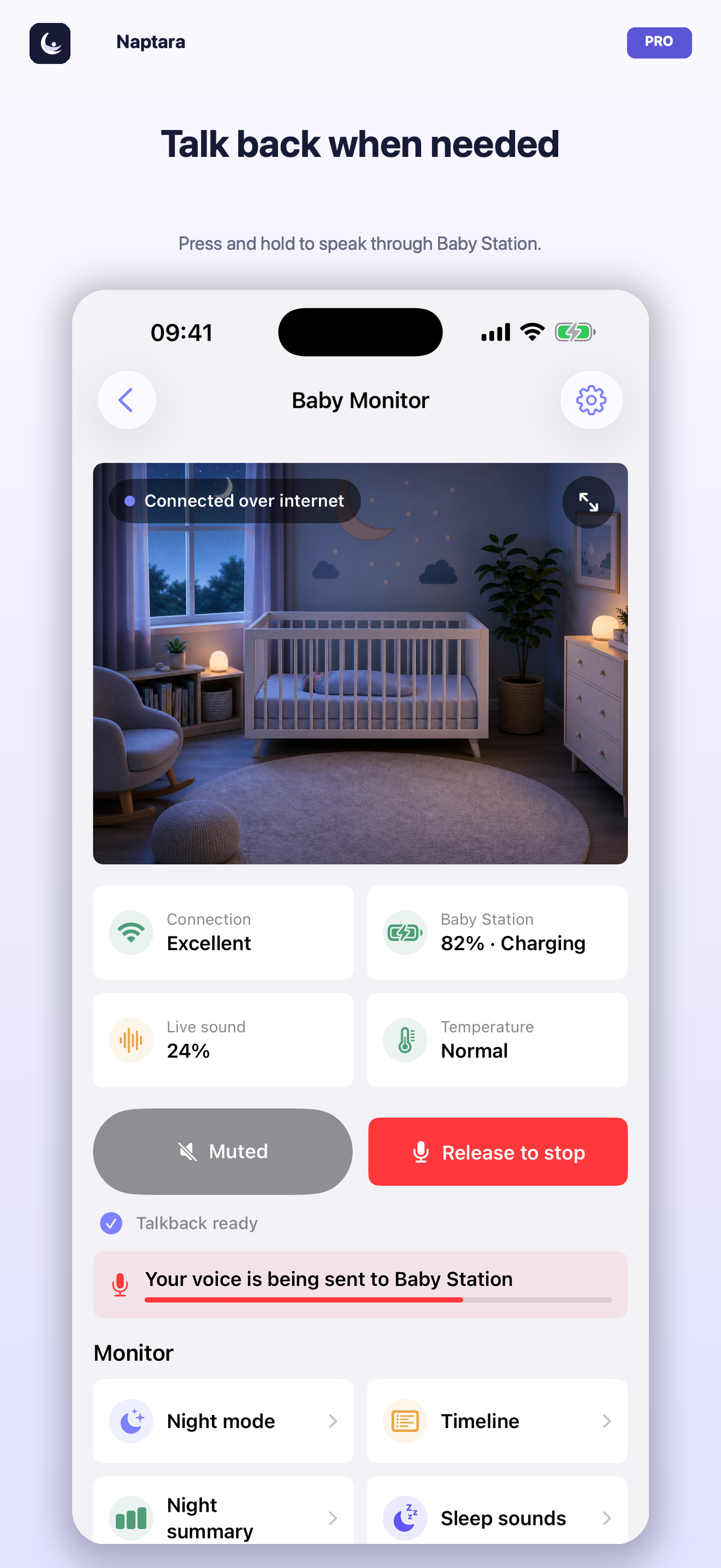 Naptara Baby Monitor screenshot 4