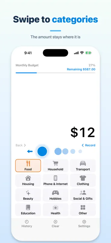 Kakeibo: Fast Expense Tracker screenshot 2 of 8