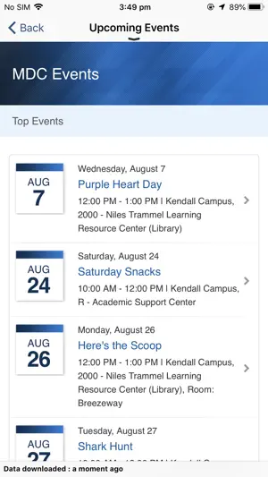 Miami Dade College - My MDC screenshot 4