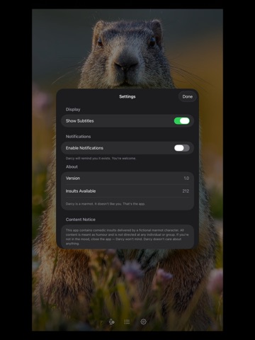 App screenshot