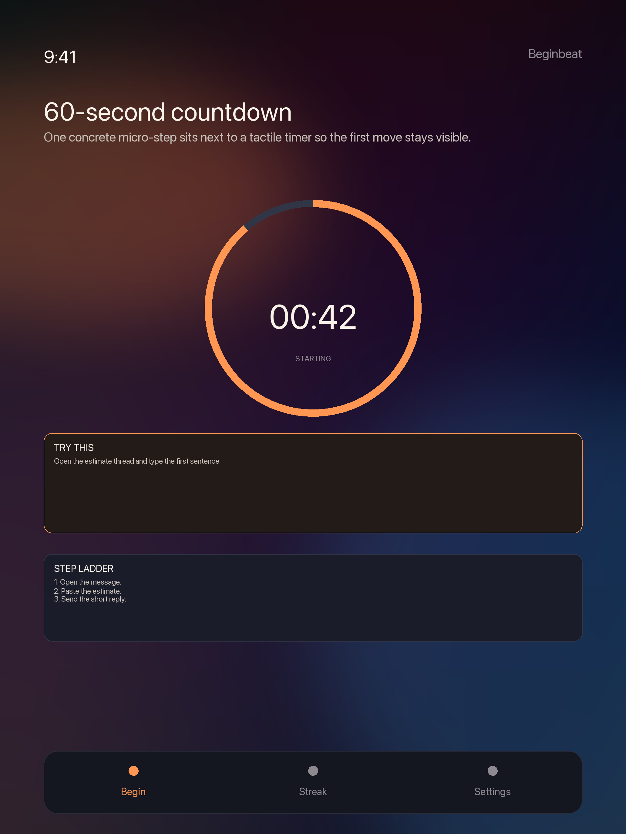 Beginbeat iPad screenshot 2 of 5