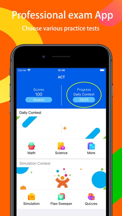 Screenshot 1 of ACT Prep & Test App