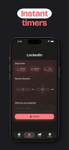 LockedIn: Study Logger screenshot