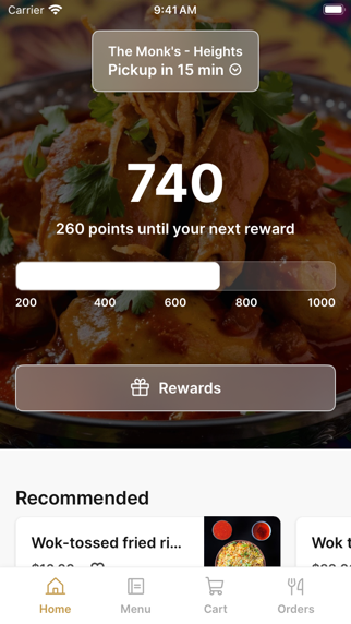 The Monk's app screenshot