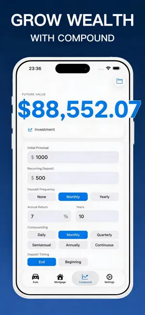 Loan & Compound Calculator screenshot 3