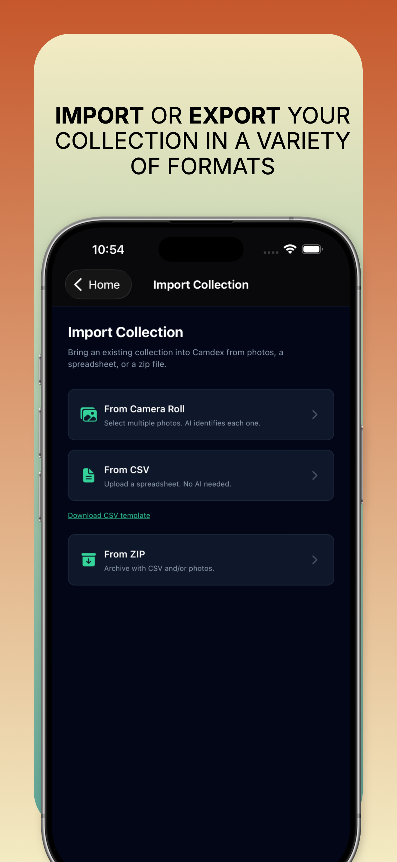 Camdex: Camera Identifier