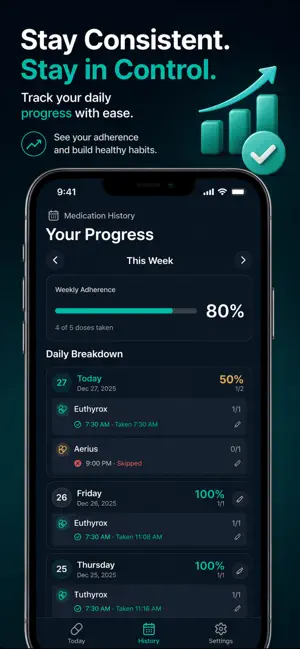 DoseDash - Pill & Dose Log screenshot 3