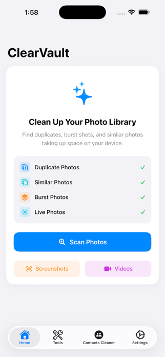 ClearVault – Smart Cleaner Screenshot 2 of 7