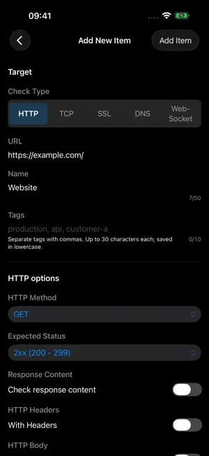 Uptime-monitor screenshot 3