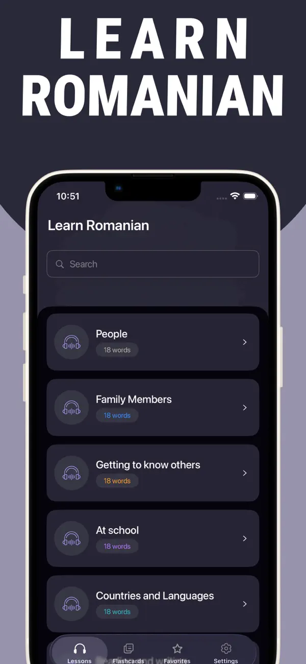 Screenshot #1 pour Learn Romanian - Lentil