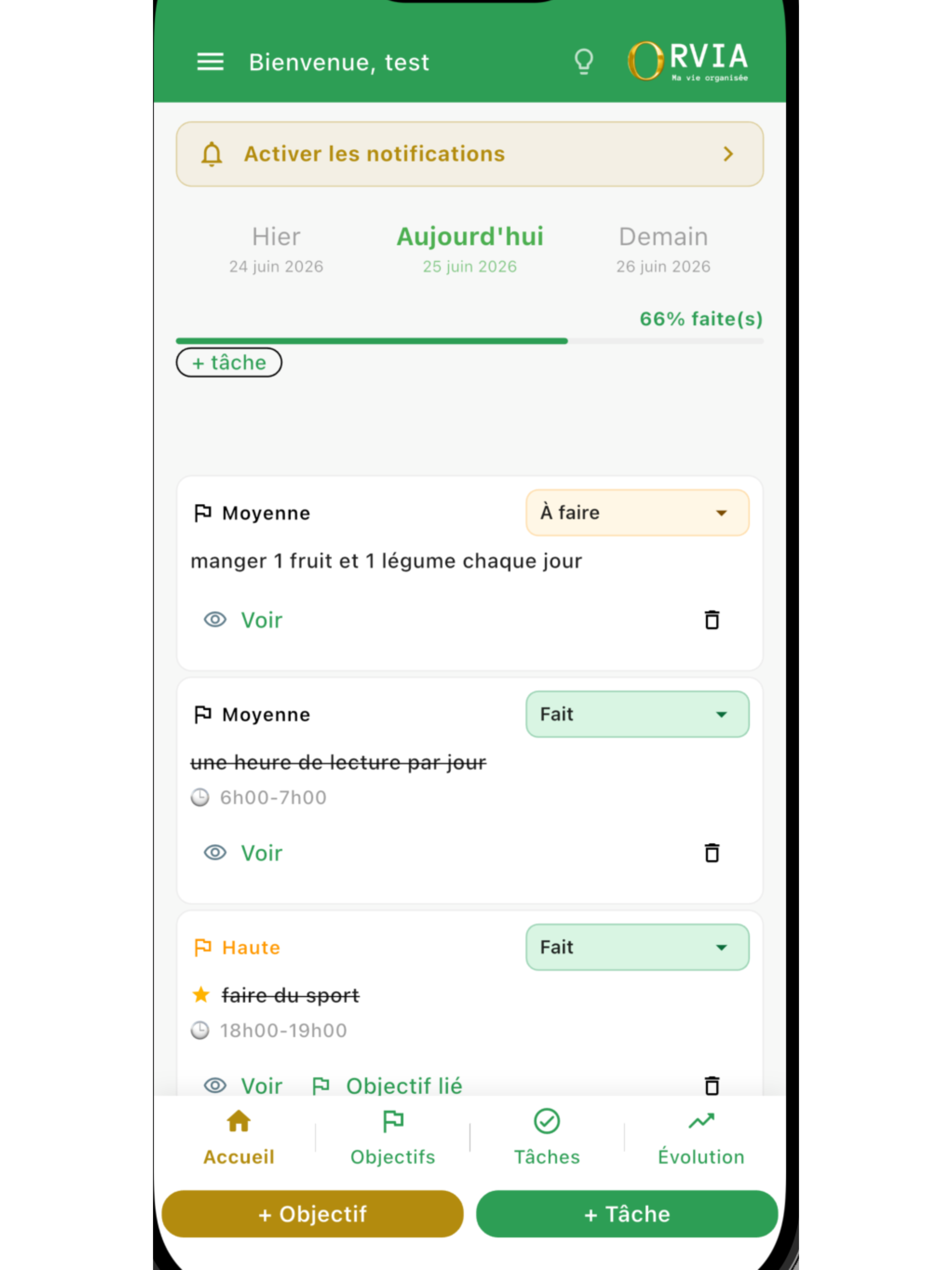 ORVIA - Suivi annuel screenshot 8