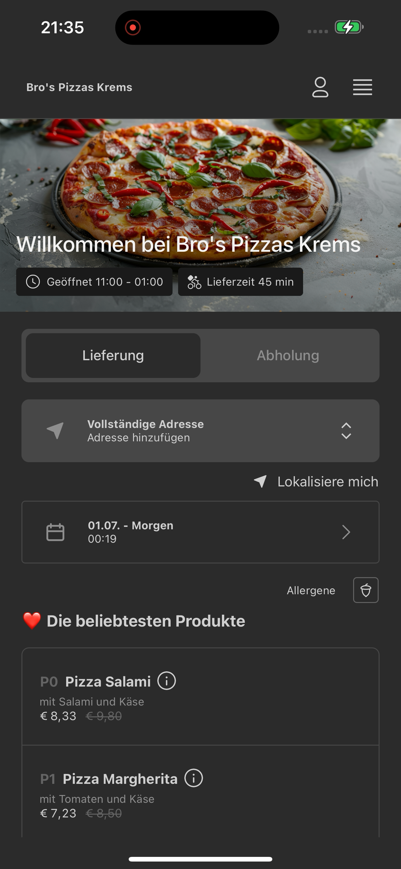 Bro's Pizzas Krems screenshot 6