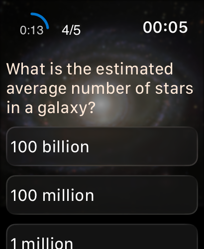 GalacticAR: Space Sim & Quiz