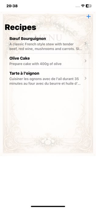 iCookingRecipe screenshot 4